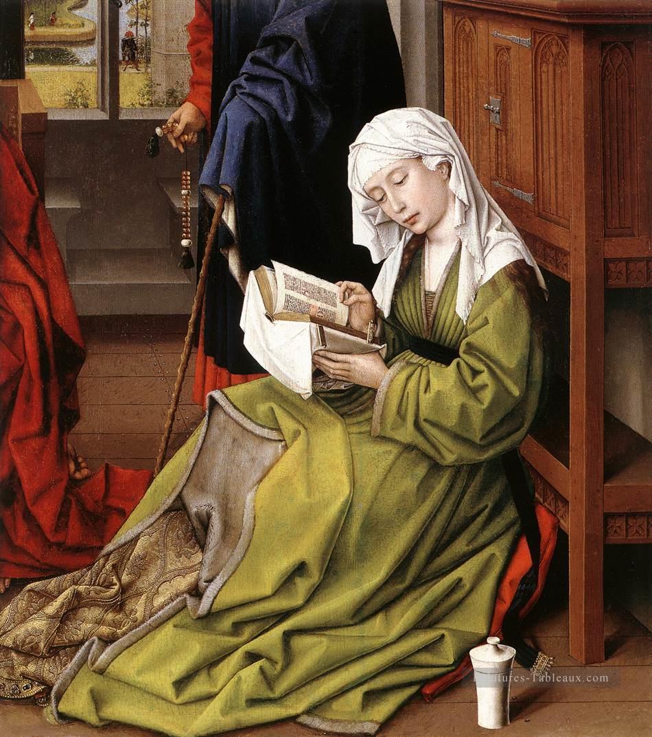 La lecture de la Madeleine hollandais peintre Rogier van der Weyden Peintures à l'huile